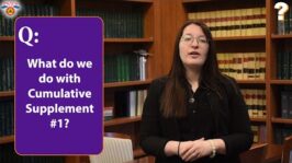 TVN’s Question of the Week | What do we do with Cumulative Supplement #1? (Mar. 2, 2023) (1:39)