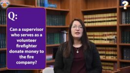 TVN’s Q&A | Can volunteer firefighter supervisors donate to the fire company? (Jan. 31, 2023) (1:10)